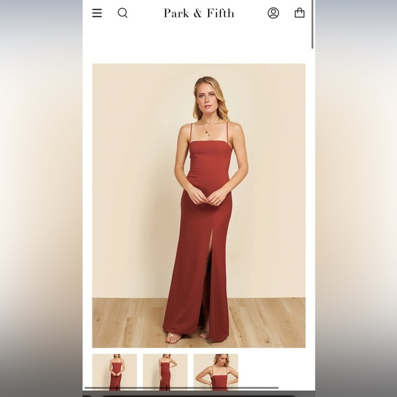 PARK & FIFTH Juniper Dress in Terracotta - Picture 3 of 6